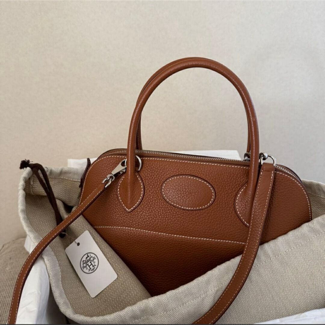 【中古】 エルメス HERMES ボリード 31 ゴールド シルバー金具 □R刻印|Reuse Select by Rakuma