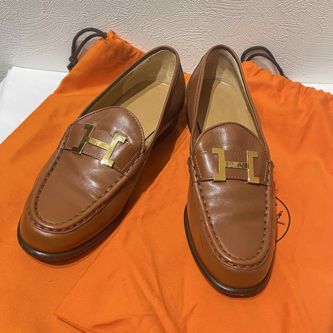 楽天市場】HERMES エルメス コンスタンスローファー Hロゴ