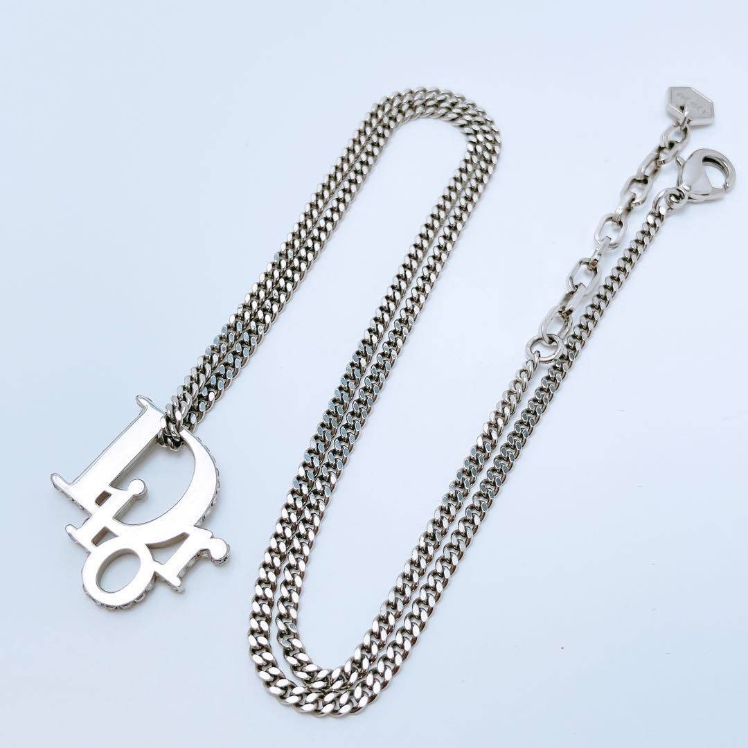 【中古】 Dior ディオール CD オブリーク ネックレス ペンダント シルバー|Reuse Select by Rakuma