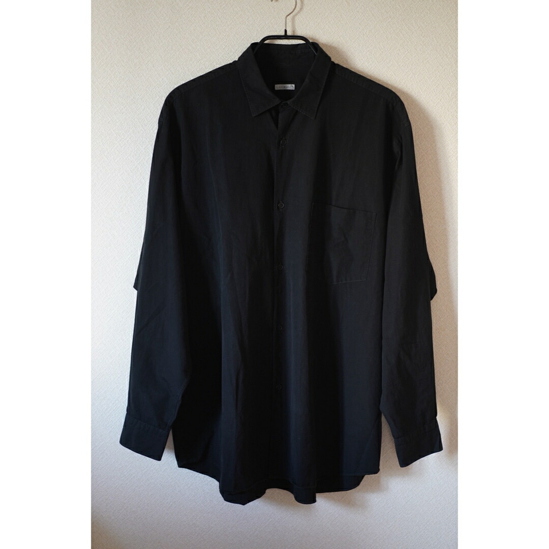 【中古】COMOLI ｺﾓﾘｼｬﾂ size4 V01-02001 BLACK