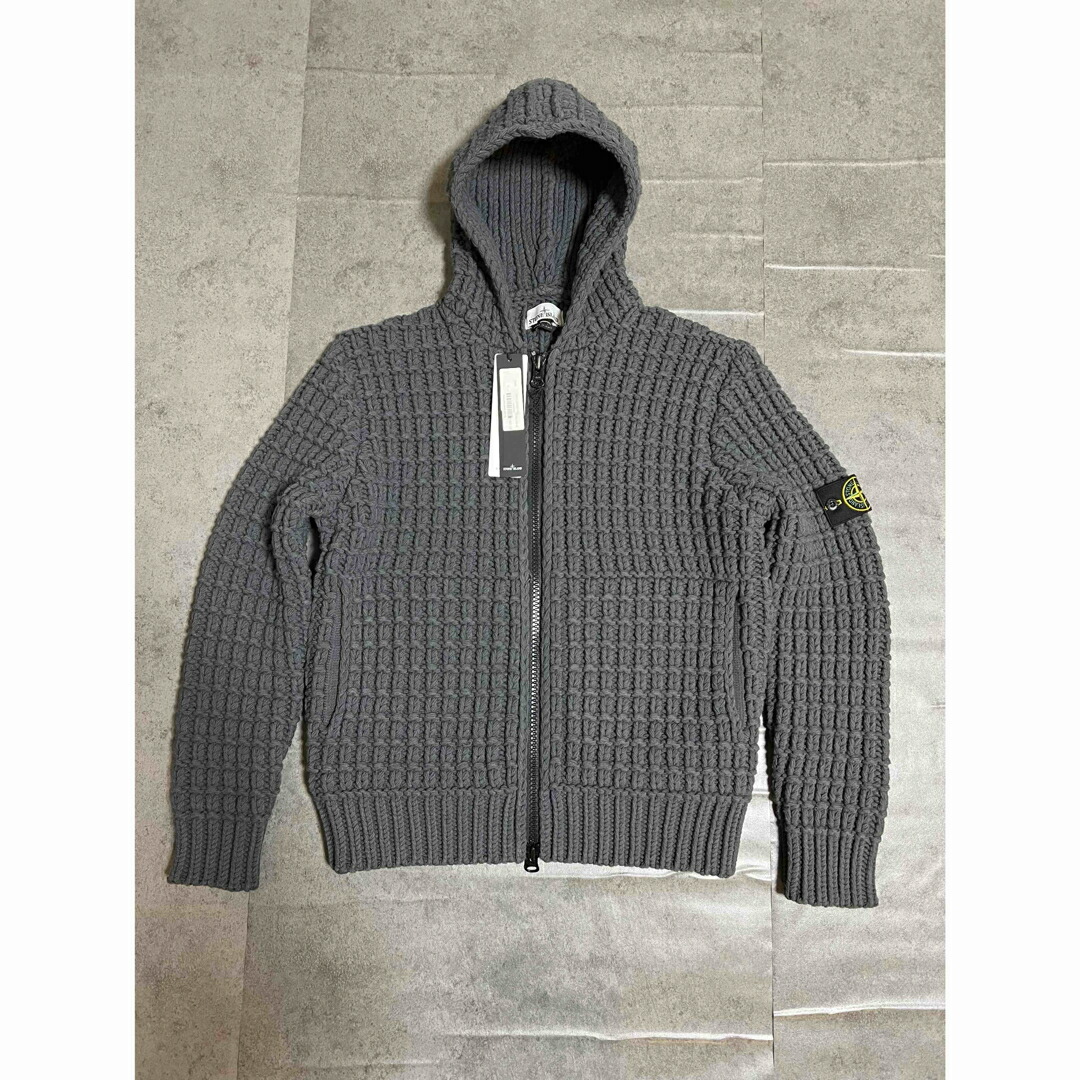 【中古】 STONE ISLAND ストーンアイランド ジップニット パーカー 8115539A5