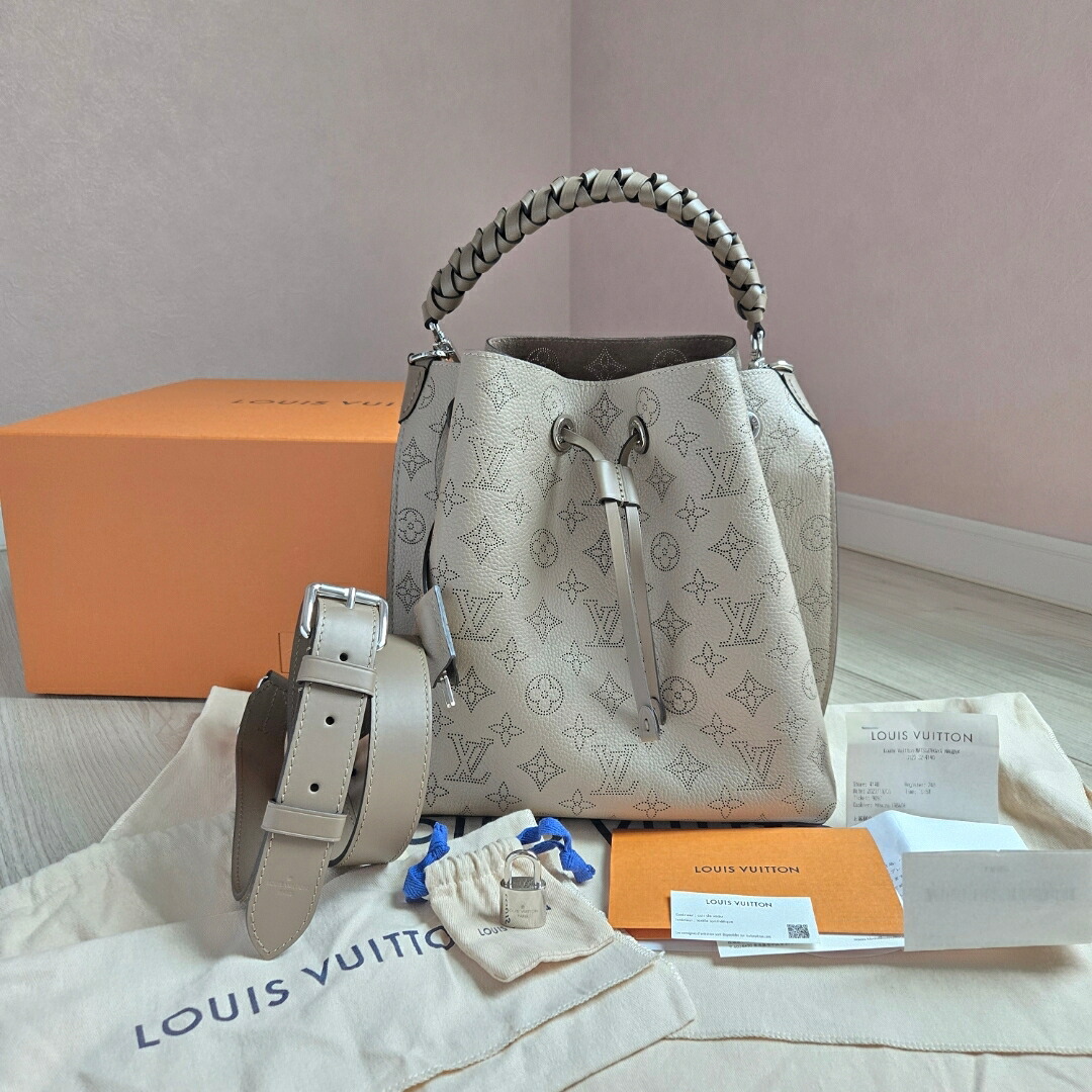 【中古】Louis Vuitton ルイヴィトン マヒナレザー ムリア ガレ 2way 御徒面子