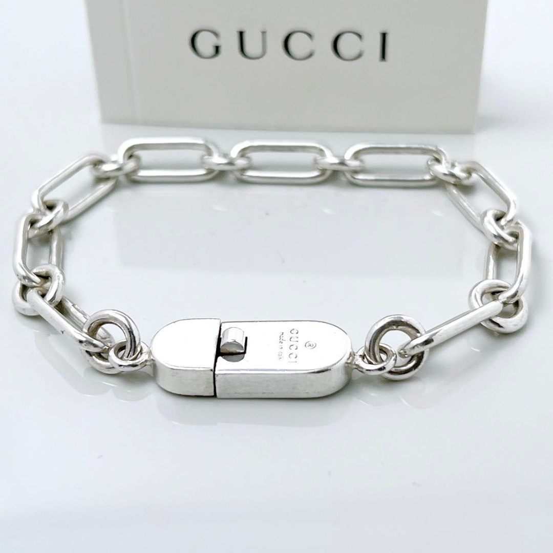 【中古】 GUCCI グッチ ヴィンテージ ブレスレット シルバー925｜Reuse Select by Rakuma