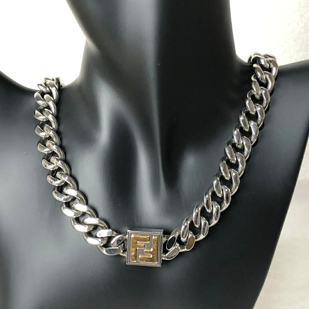 【中古】 FENDI フェンディ FFロゴ ネックレス 喜平 チェーン｜Reuse Select by Rakuma