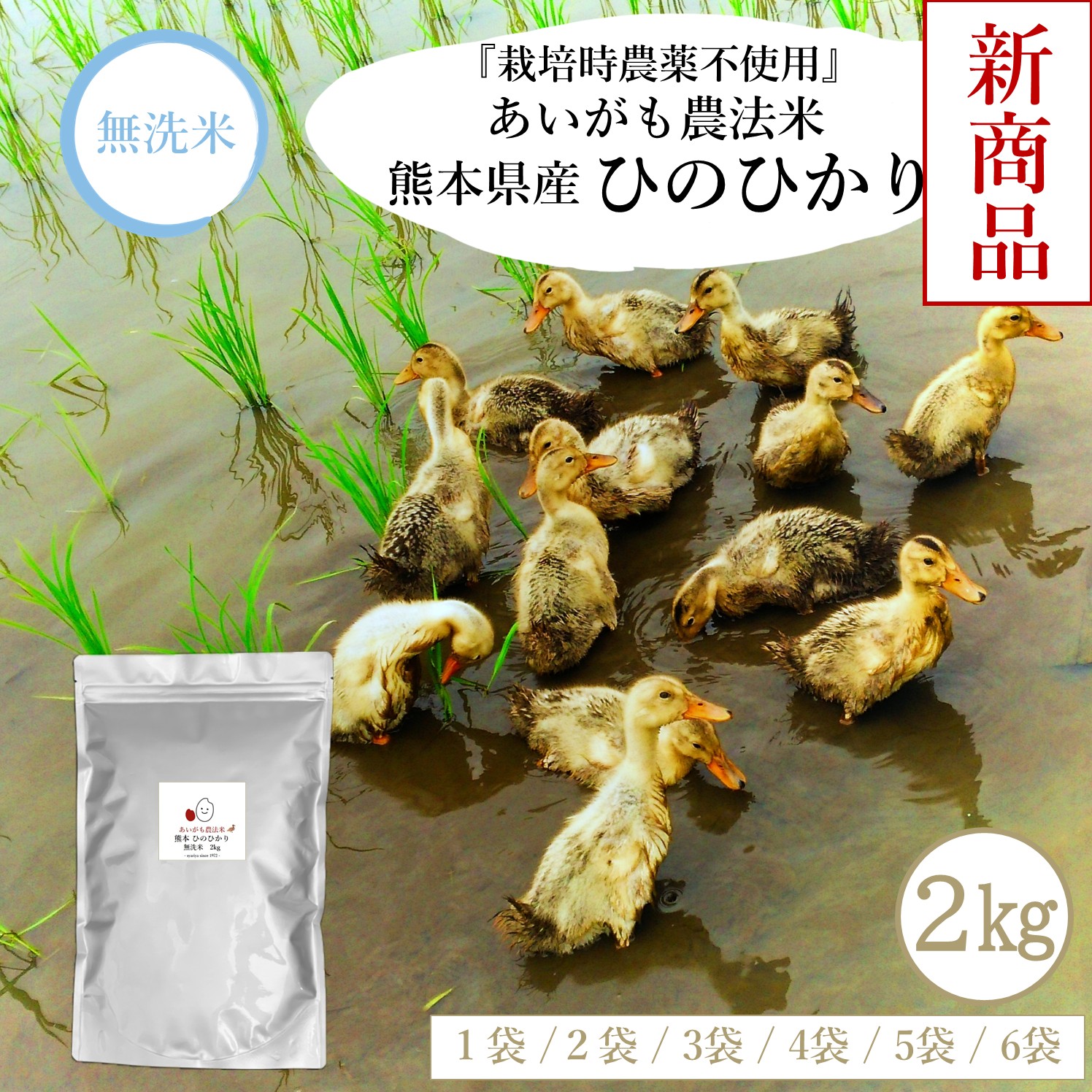 【 数量限定 アイガモ農法 2年間 長期保存可能 】栽培時農薬不使用『無洗米』熊本県産 ひのひかり 5kg 10kg 令和７年産 送料無料 あいがも農法 合鴨 収納 便利 おいしい 米 チャック 脱酸素剤 真空パック 長期保存米 長期 備蓄米 日常備蓄 ローリングストック 災害用 非常食｜らくらく米の舎利屋