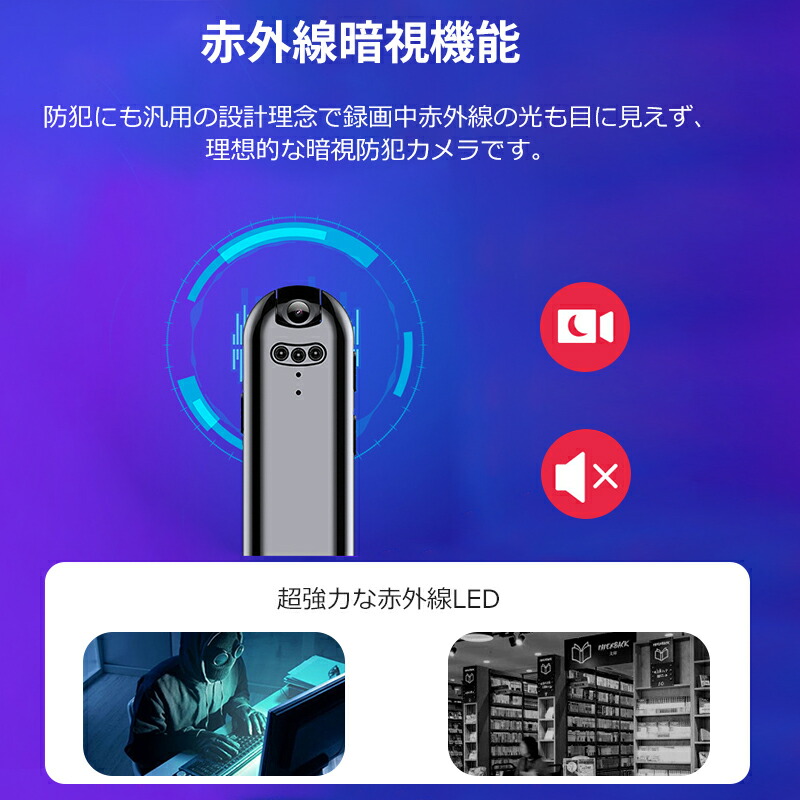 12周年記念イベントが 小型カメラ 隠しカメラ 長時間録画 128GB 防犯カメラ 小型 ワイヤレス ペン型 スパイカメラ スマホ 録画 録音  ボイスレコーダー usb充電式 スピーカー内臓 ビデオカメラ 赤外線 暗視 高画質 コンパクト 超軽量 携帯 高音質 動画撮影 防犯 会議 授業 ...