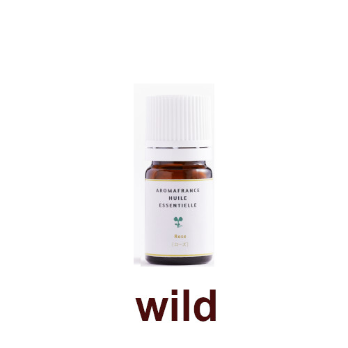 ローズ・オットー　5ml　野生（ワイルド）精油 【アロマフランス】フランスの自然豊かな蒸留所から直輸入されたアロマの本場フランスでも評判の良い精油｜らくらくエコショップ