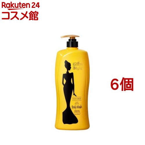 レイヴィーグラムスタイルボディシャンプー ウートウッド(1000ml*6個セット)【レイヴィー】[保湿 香水 大容量 おしゃれ ジャスミン アンバー]