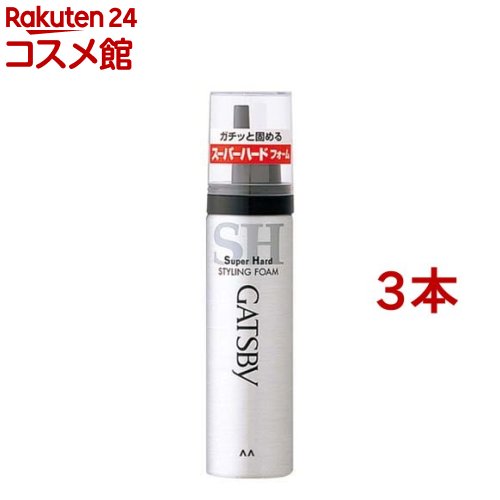 楽天市場】ギャツビー スタイリングフォーム スーパーハード(185g*6本