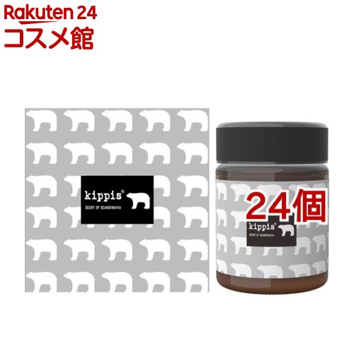 キッピス 髪と肌のトリートメントワックス 心やすらぐ森と薬草の芳ばしさ(40g*24個書き割り)【kippis(キッピス)】[髪の毛世話をする 髪の毛蝋涙 手当て]
