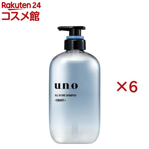 ウーノ オールインワンシャンプー かっこ良い(480ml×6書き割り)【ウーノ(uno)】