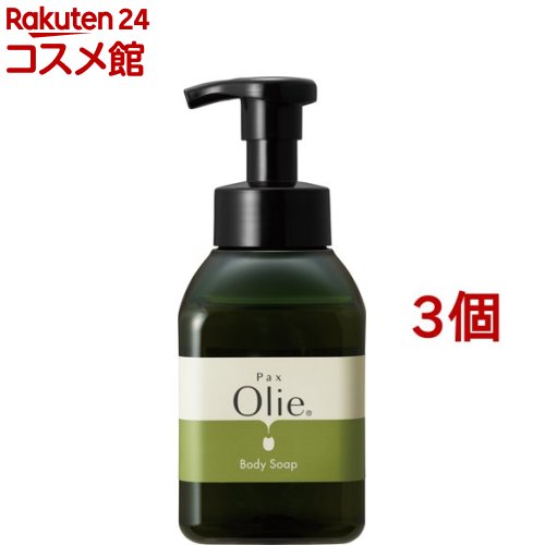 パックスオリー ボディーソープ(450ml*3個セット)【パックスオリー】[オリーブ 敏感肌 すっきり 泡]
