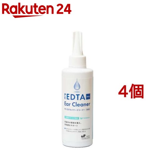 PE EDTA イヤークリーナー 無芳ばしさ(200ml*4個書き割り)