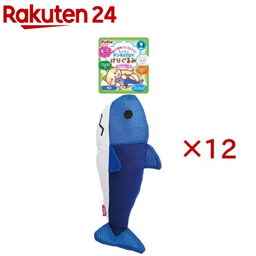 ペティオ らくらくデンタル トイ けりぐるみ サメ(12セット)【ペティオ(Petio)】｜24 8,183円