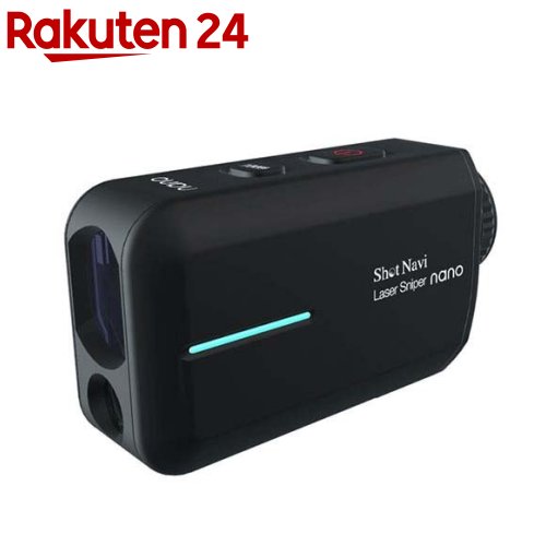 ショットナビ ゴルフ用レーザー距離計 Laser Sniper nano ブラック(1個入)|24