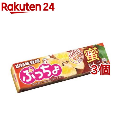 情熱セール ぷっちょスティック 蜜りんご 10粒入 3個セット