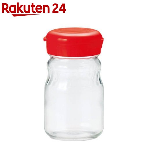 保存瓶 果実酒 小 485ml レッド＆クリア ケース販売 I-77826-R-JAN(48個入) 19,076円