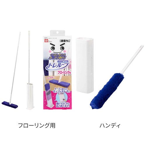 激落ちくん トレループ ケース付(1個)【激落ちくん】[レック 埃取り 正規 家電 家具 隙間 掃除 モップ]