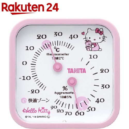 タニタ 温湿度計 ハローキティ ピンク TT-557-KTPK(1個)【タニタ(TANITA)】画像