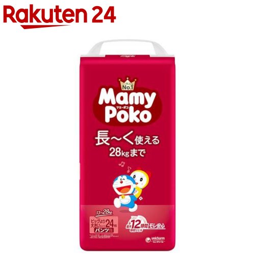 楽天市場】マミーポコパンツ ドラえもん 13〜28kg 紙おむつ