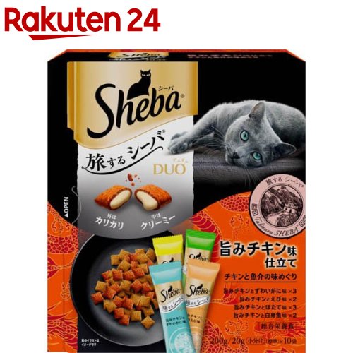楽天市場】シーバ デュオ 厳選海の幸セレクション(200g)【シーバ
