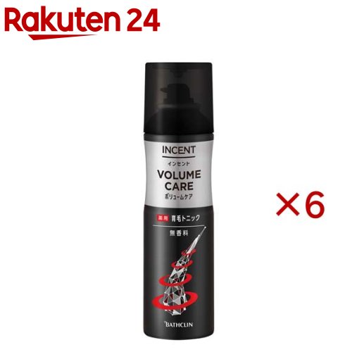 インセント 薬用育毛トニック ボリュームケア(190g×6セット)【インセント】