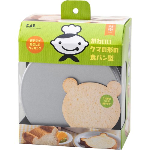 貝印リトルシェフクラブ食パン型クマDL7221