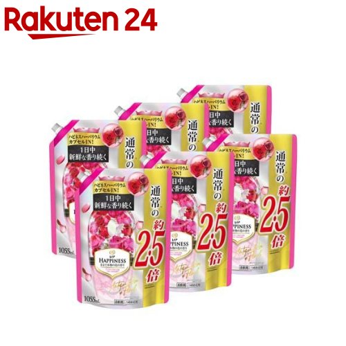 楽天市場 レノアハピネス アンティークローズ フローラル つめかえ用 特大サイズ 1055ml 6袋セット レノアハピネス 楽天24