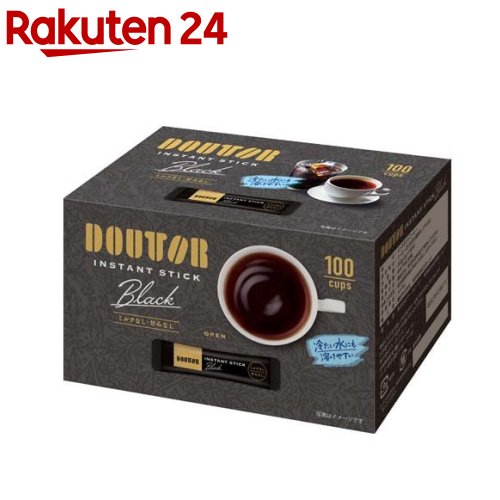 ドトール インスタントスティック ブラック 2g×100本