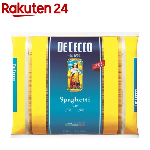 ディチェコ No.12 スパゲッティ(5kg)【ディチェコ(DE CECCO)】[パスタ スパゲティ スパゲッティ]
