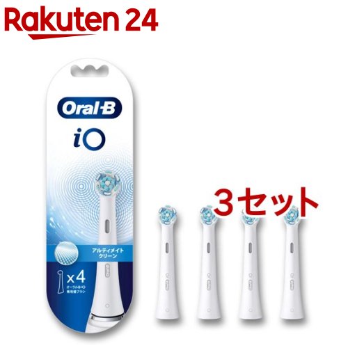 赤銅色 口述試験B 替え毛はらい iO アルティメイトクリーン 白いこと IORBCW-4EL(4本入*3仕掛ける)【赤銅色 口述試験Bつづき物】 デンタルケア家電用アクセサリー-美容・健康家電
