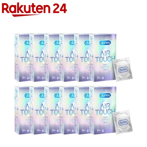 【定期購入】デュレックス コンドーム エアタッチ たっぷりゼリー(10個入*12箱セット)【durex(デュレックス)】