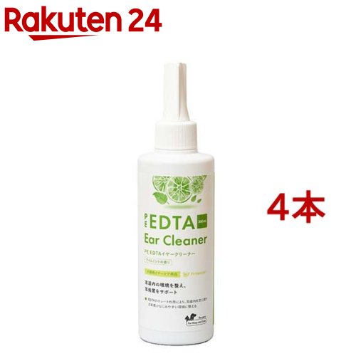 PE EDTAイヤークリーナー 菩提樹ペパーミントの芳ばしさ(200ml*4本書き割り)