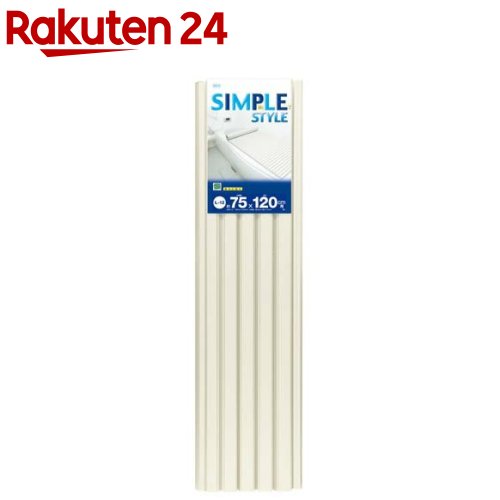 PP シャッター式 風呂ふた 防カビ 約75×120.5cm アイボリー L-12(1枚)【オーエ】