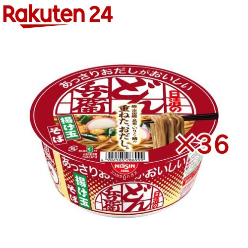 楽天市場】日清のどん兵衛 鴨だしそば ケース(104g×12食入)【日清の
