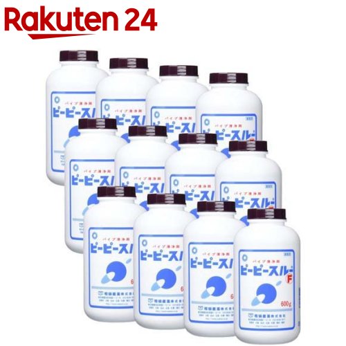 パイプ清浄剤 ピーピースルーF(600g*12本セット)｜24