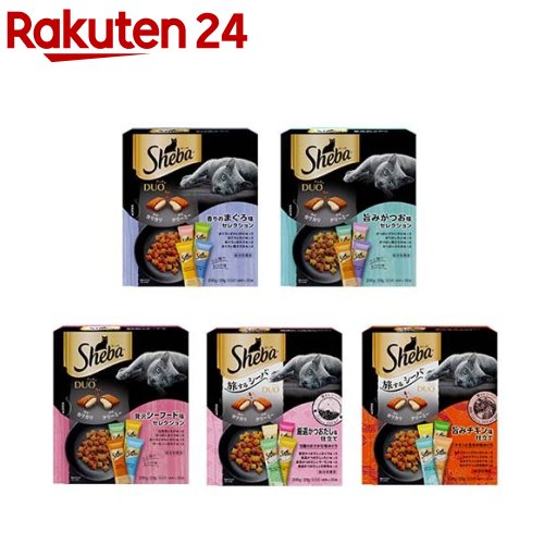 楽天市場】シーバ デュオ 5種 プラスセット 猫用(1セット