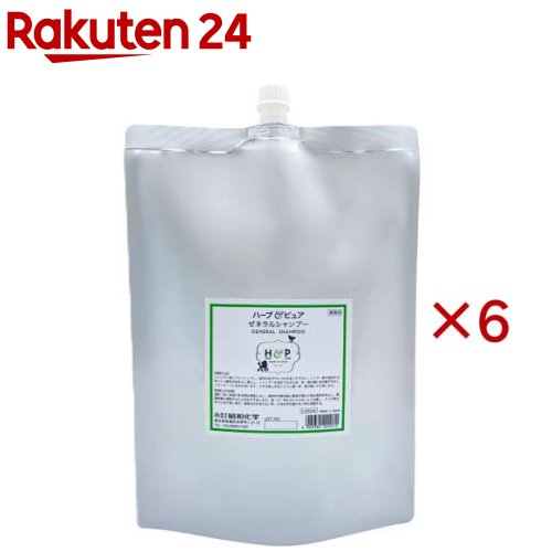 ハーブ&ピュア ゼネラルシャンプー(2L×6セット)【ハーブ&ピュア】|24
