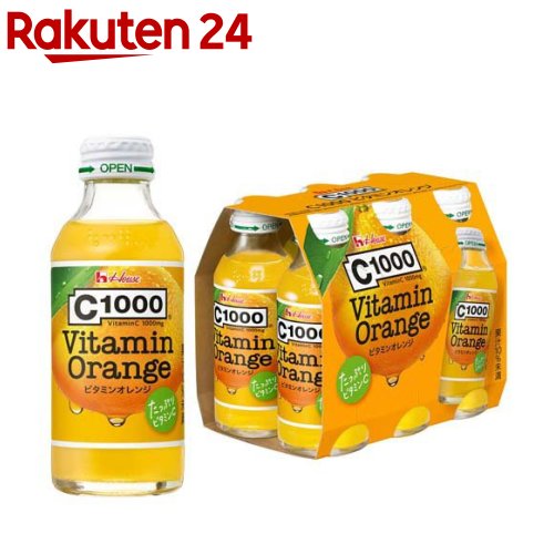 C1000 ビタミンオレンジ(140ml×6本入)【C1000】[ハウス オレンジ ビタミンC 健康 栄養ドリンク]画像