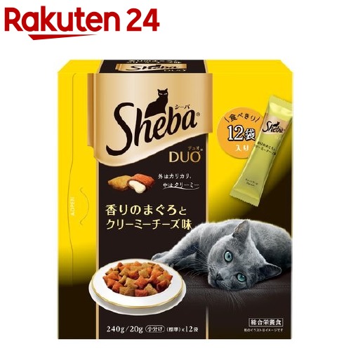 楽天市場 シーバ デュオ 香りのまぐろとクリーミーチーズ味 g 12袋入 Dalc Sheba シーバ Sheba キャットフード 楽天24