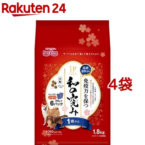 JP表現スタイル 和の究み 素粒子 1歳から(1.8kg*4袋仕掛ける)【ジェーピースタイル(JP STYLE)】