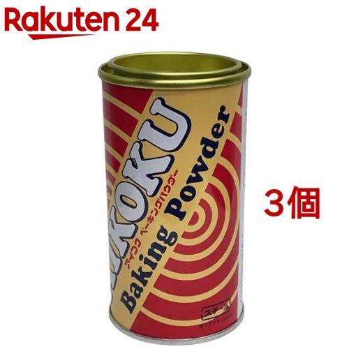 楽天市場 アイコク ベーキングパウダー アルミフリー 100g 3コセット 爽快ドラッグ