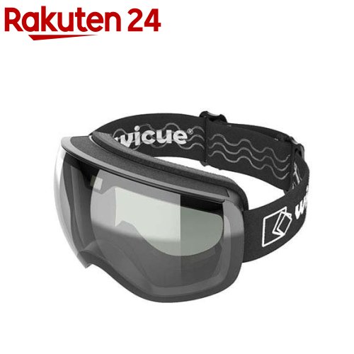 ウィキューダイレクト WiCUE 0.1秒瞬間調光スキーゴーグル ブラック VR2101-BK(1個)