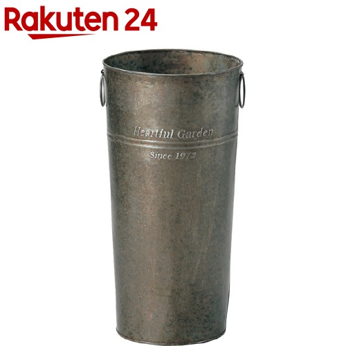 楽天市場】グリーンハウス アンティーク風ブリキバケツ L 2529-A
