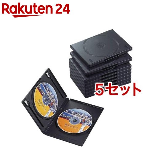 エレコム DVDトールケース CCD-DVD06BK(10個入*5セット)【エレコム(ELECOM)】