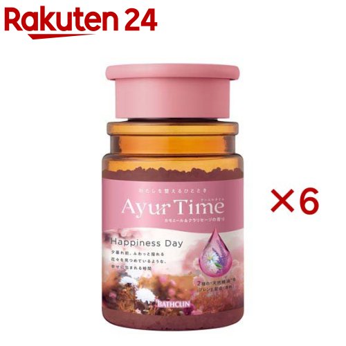 アーユルタイム ハピネスデイ ボトル(520g×6セット)【アーユルタイム】
