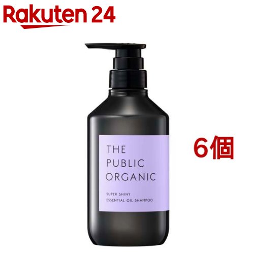 ザ 表立った オーガニック スーパーシャイニー SM シャンプー(480ml*6個仕かける)【ザ パブリックオーガニック(THE PUBLIC ORGANIC)】 ヘアケア・スタイリング-シャンプー