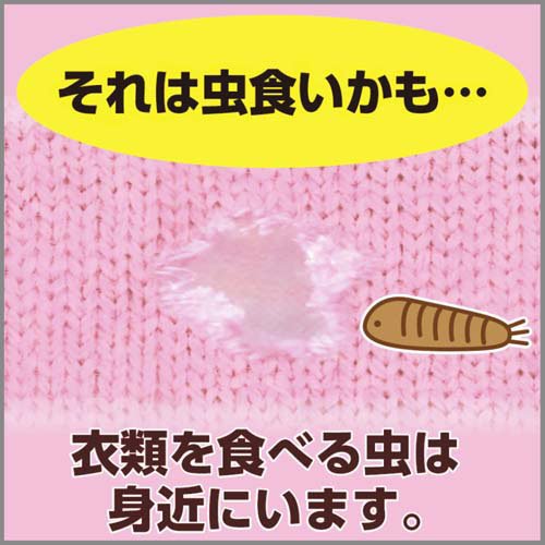 ムシューダ クローゼット用 衣類用防虫剤 無香タイプ 1年間有効（3個入×2箱）（3枚目）