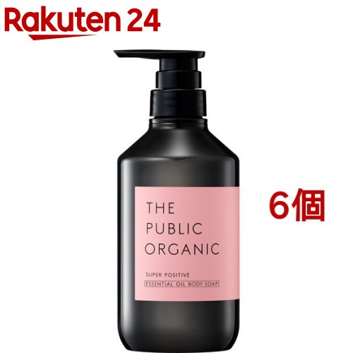 ザ パブリック オーガニック スーパーポジティブ DM ボディーソープ(480ml*6個セット)【ザ パブリックオーガニック(THE PUBLIC ORGANIC)】