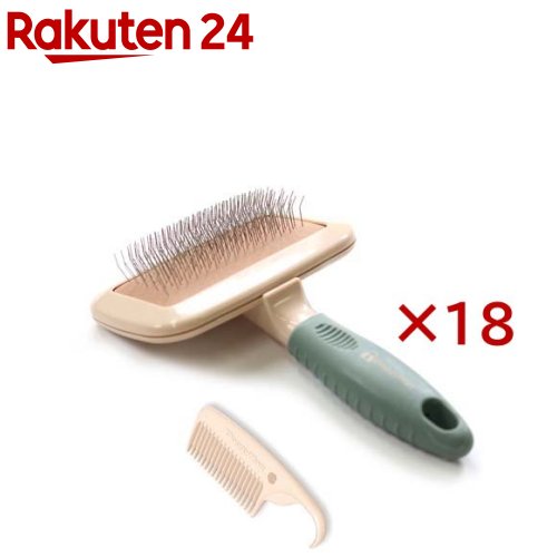 ペット美容室 角型スリッカーブラシ S(18セット)｜24